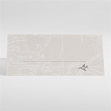 Marque-place baptême joli passeport bapteme - Dos du marque-place