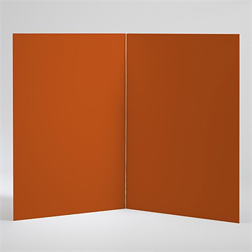 Livret de messe mariage terracotta estival - Intérieur du livret