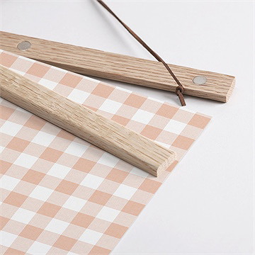 Affiche naissance vichy et fraises - Détail de l'affiche