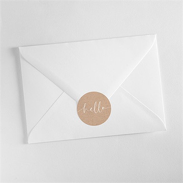 Sticker naissance kraft photos - Mise en situation