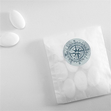 Sticker mariage passeport marin - Mise en situation