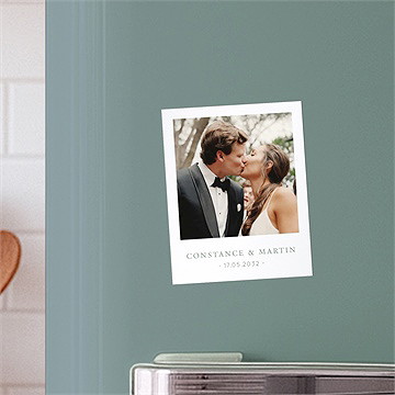 Remerciement mariage passeport tropical - Mise en situation