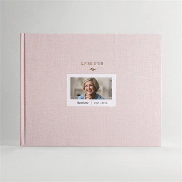 Livre d’or Rose poudré