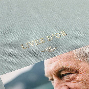 Livre d’or à sa mémoire décès - Mise en situation