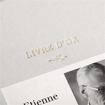 Livre d’or souvenir partagé décès - Mise en situation