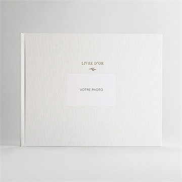 Livre d’or personnalisable vierge décès