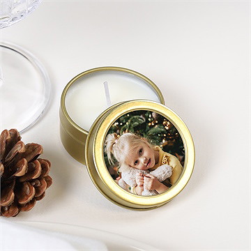 Bougie noël ma photo de noël - Mise en situation