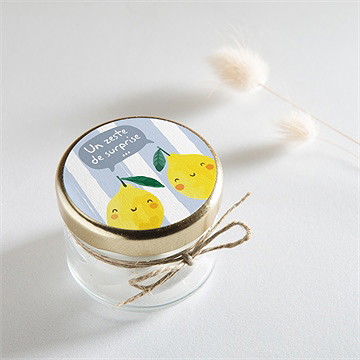 Sticker naissance mon petit citron - Mise en situation