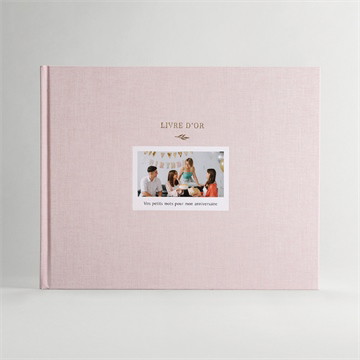 Livre d’or Rose poudré