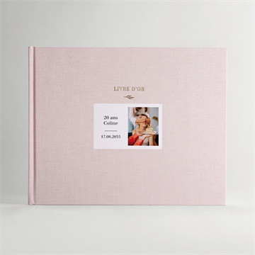 Livre d’or Rose poudré