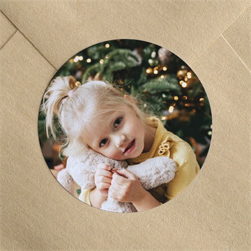 Stickers noël ma photo de noël