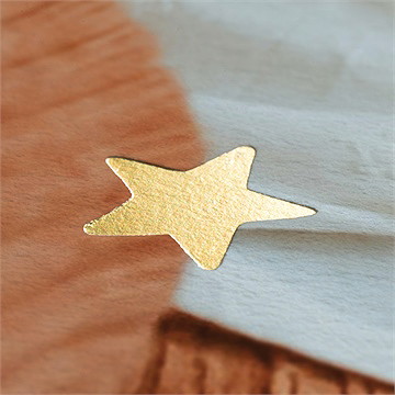 Remerciement naissance photo hello - Marquage à chaud OR