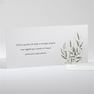 Remerciement décès olivier éternel