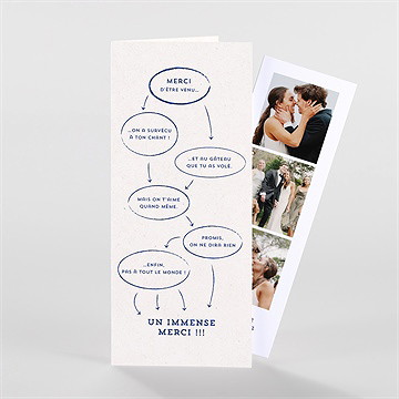 Remerciement mariage allez viens ! photomaton