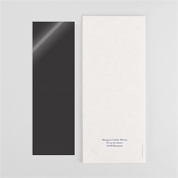 Remerciement mariage allez viens ! photomaton - Dos du remerciement