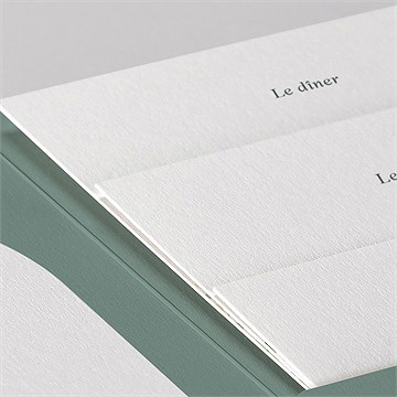 Faire-part mariage jardin aquarelle - Détail du faire-part