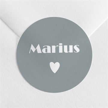 Sticker naissance haut en rayures