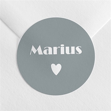 Sticker naissance haut en rayures