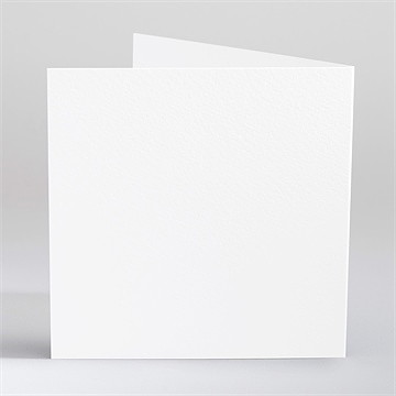 Faire-part mariage vierge gaufrage rond - Dos du faire-part