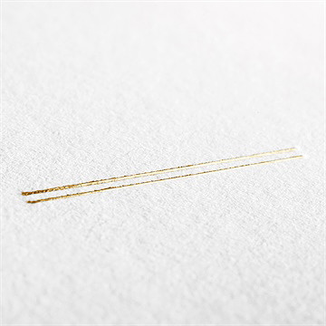 Faire-part mariage vierge dorure initiales or - Détail du dos du faire-part