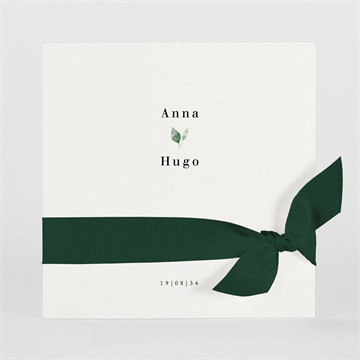 Carte pliée - carré