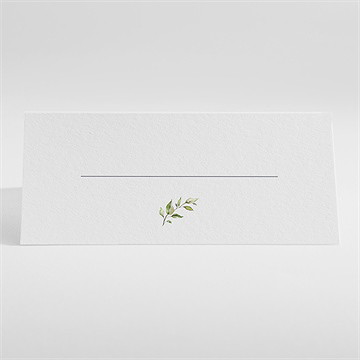 Marque-place profession de foi affirmation - Dos du marque-place