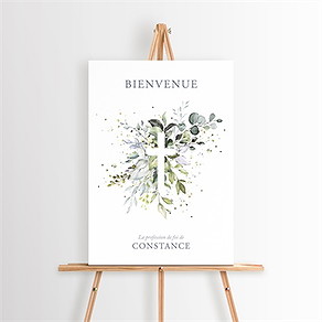Panneau bienvenue profession de foi affirmation