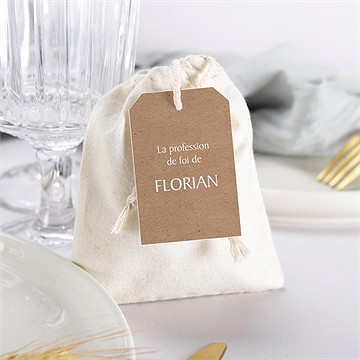 Pochon profession de foi rayonnement de foi - Mise en situation