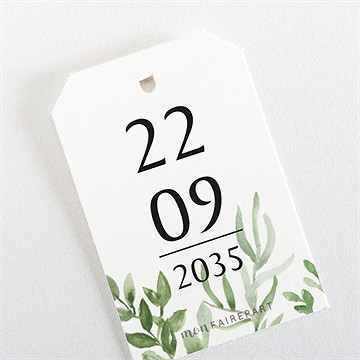 Etiquette profession de foi rayonnement de foi - Dos de l'étiquette