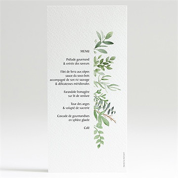 Menu profession-de-foi rayonnement de foi - Dos du menu