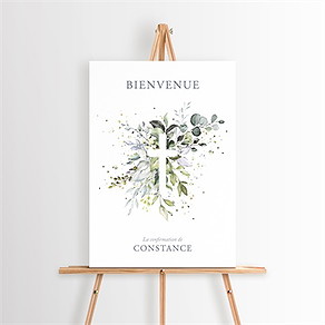 Panneau bienvenue confirmation souffle