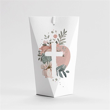 Boîte de dragées confirmation espérance - étui - Dos de la boîte