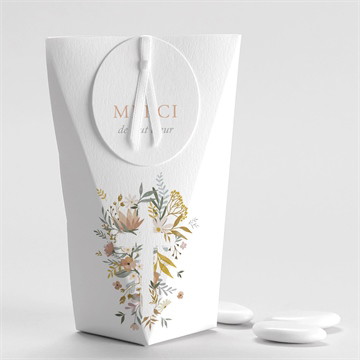 Boîte de dragées confirmation ombrelle - étui