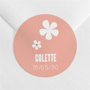 Sticker baptême charité portrait