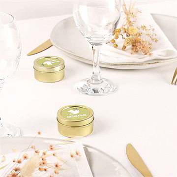 Bougie baptême colombe d'espérance - Mise en situation