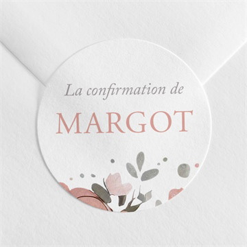 Sticker confirmation espérance dorure