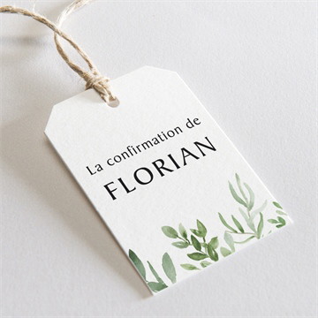 Etiquette confirmation salut des ames