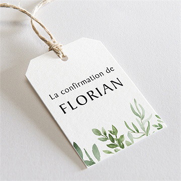 Etiquette confirmation salut des ames