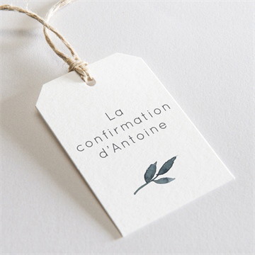 Etiquette confirmation promesse de foi