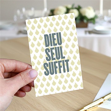 Signet baptême coeur sacré - Mise en situation