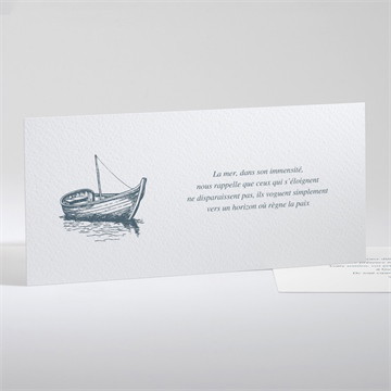 Remerciement décès rivage