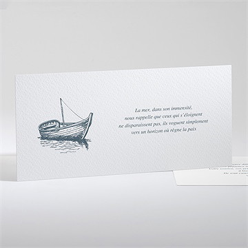 Remerciement décès rivage