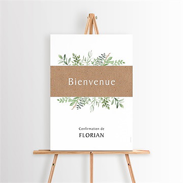 Panneau bienvenue confirmation salut des ames