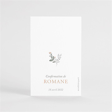 Signet confirmation ombrelle - Dos du signet