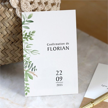 Carte recto-verso - portrait