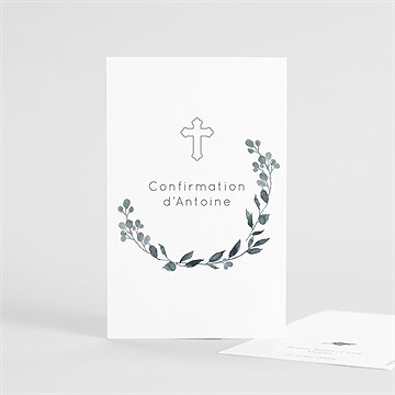 Signet confirmation promesse de foi portrait - Recto du signet