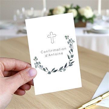 Signet confirmation promesse de foi portrait - Mise en situation