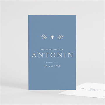 Signet confirmation grandeur portrait - Recto du signet