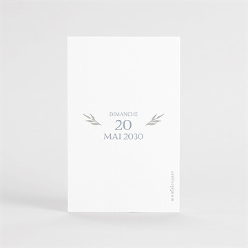 Signet confirmation grandeur portrait - Dos du signet