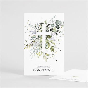 Signet confirmation souffle portrait - Recto du signet